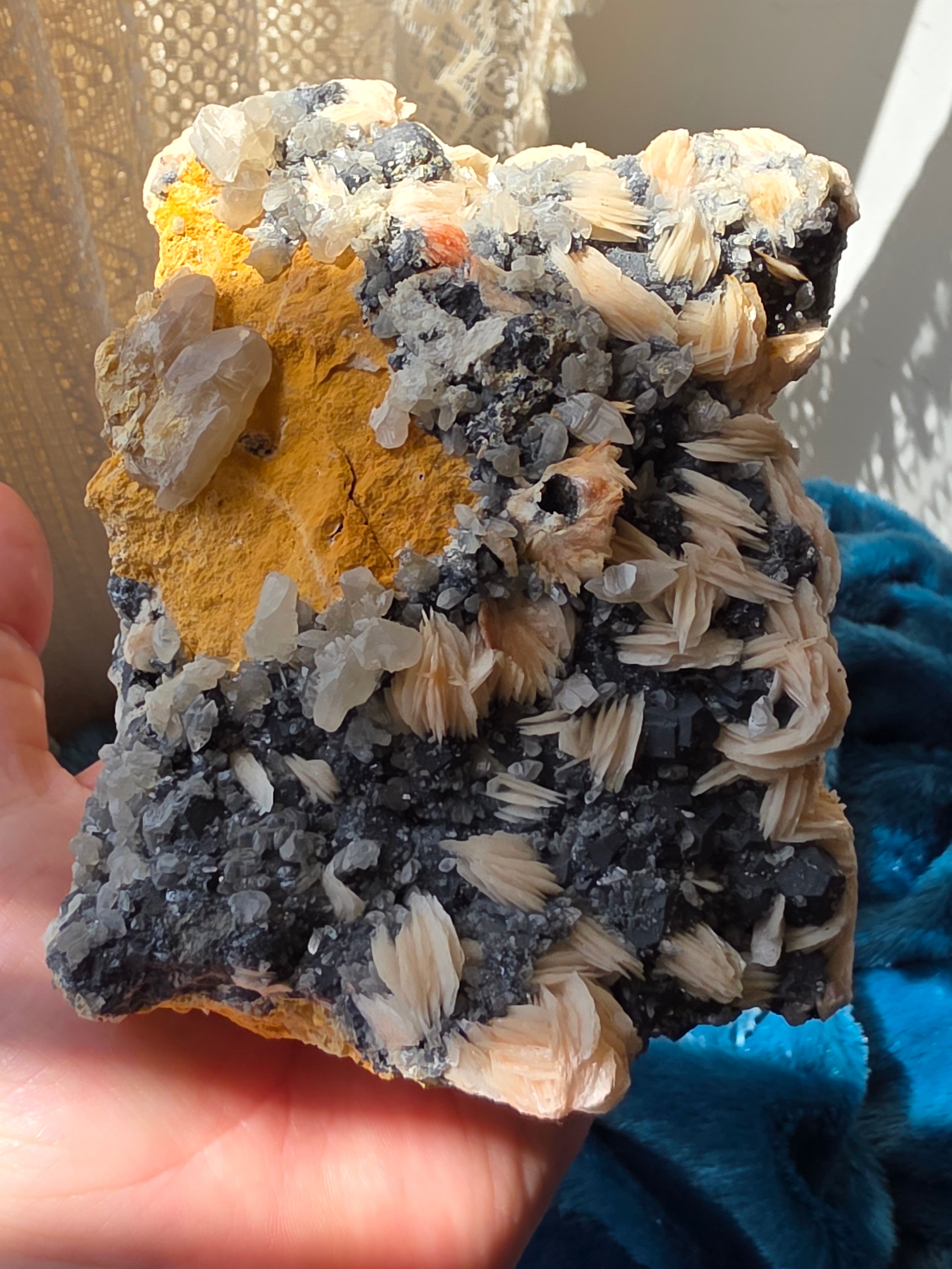 Barite Night Garden Cluster