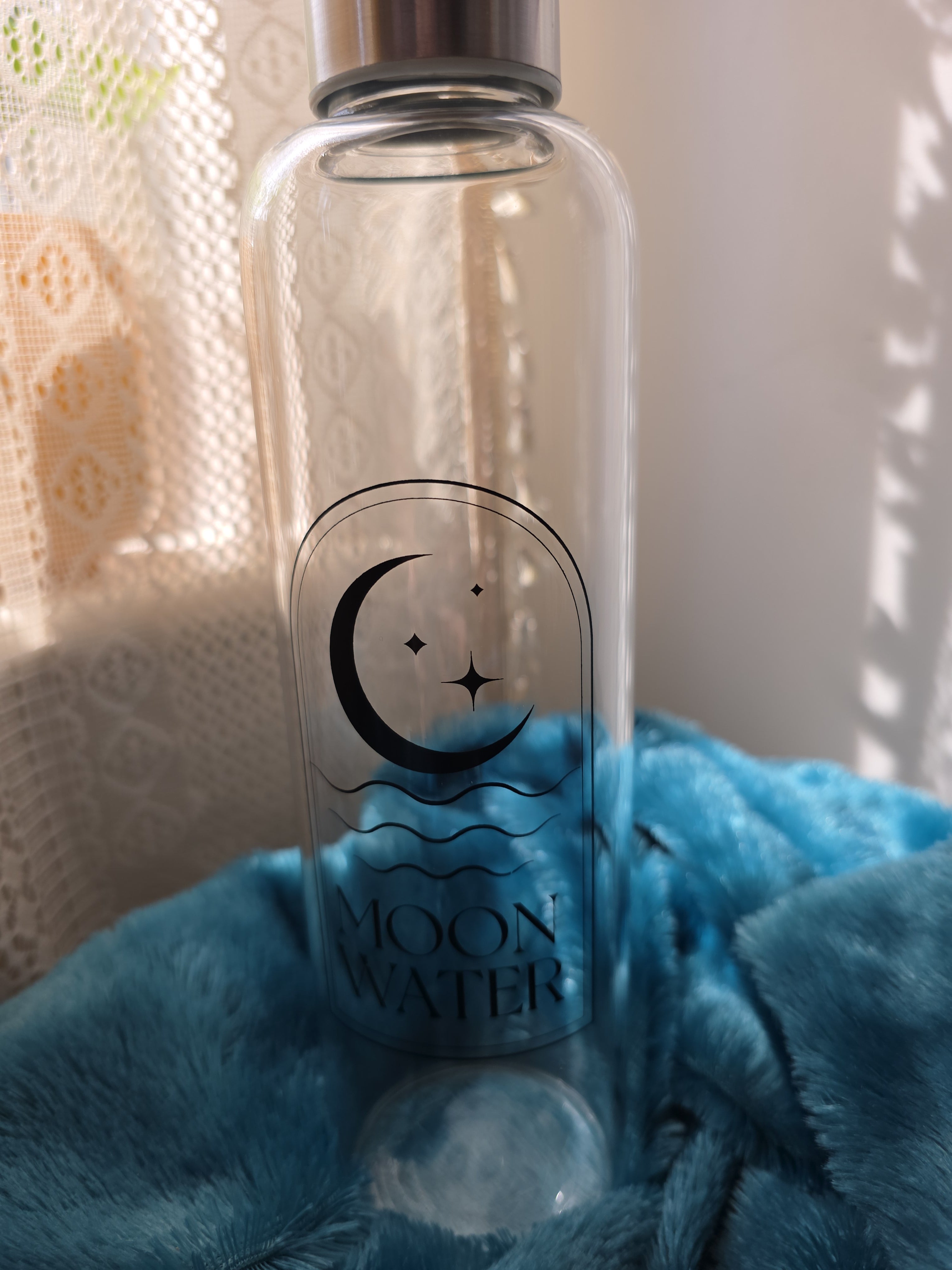 Moon Water Glass Bottle