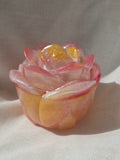 Rose Bloom Trinket Box | Handmade Resin Jewellery Box | Romantic Keepsake & Gift