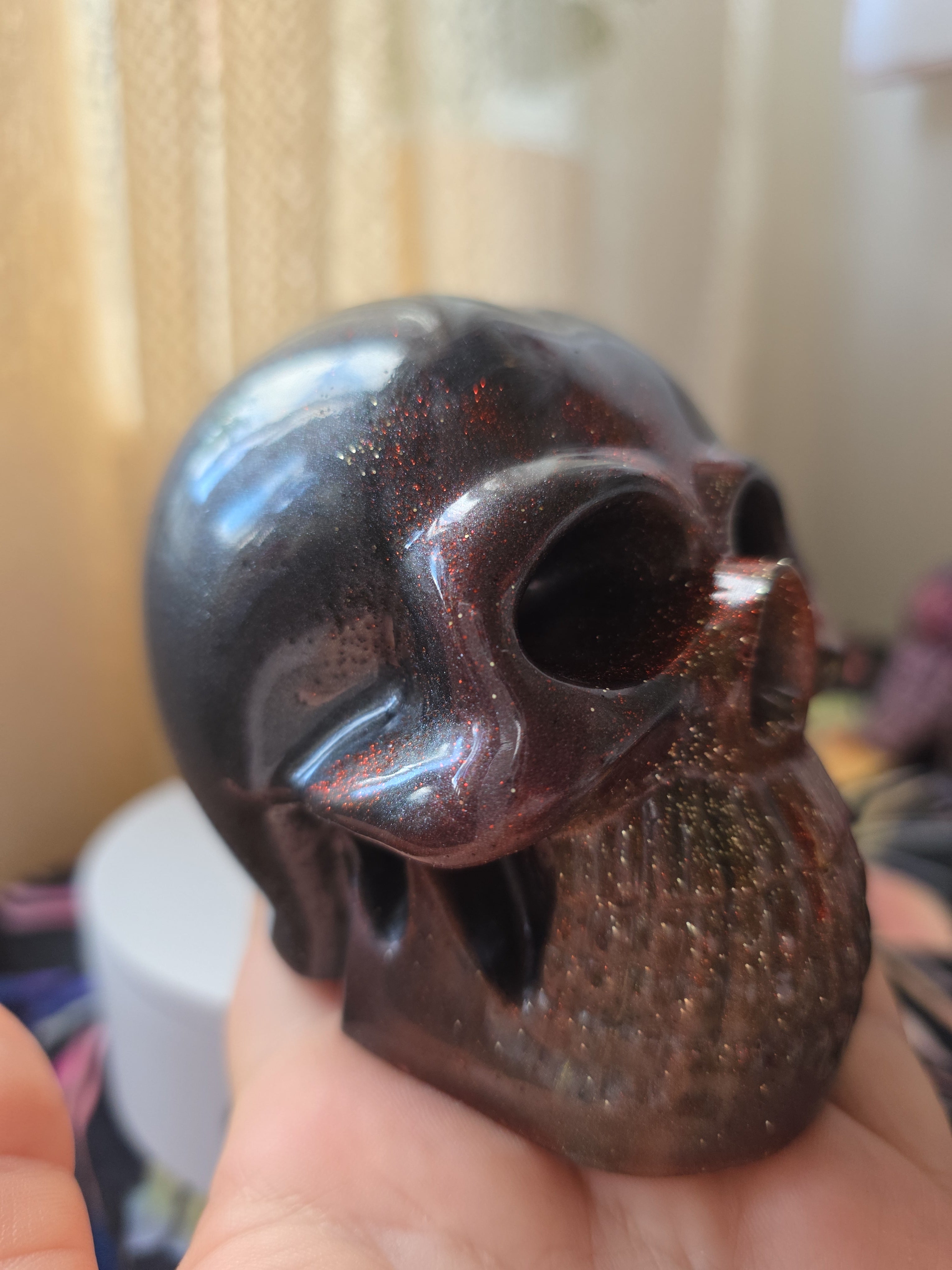 The Other Side Skull | Handmade Resin Skull | Choose Your Finish