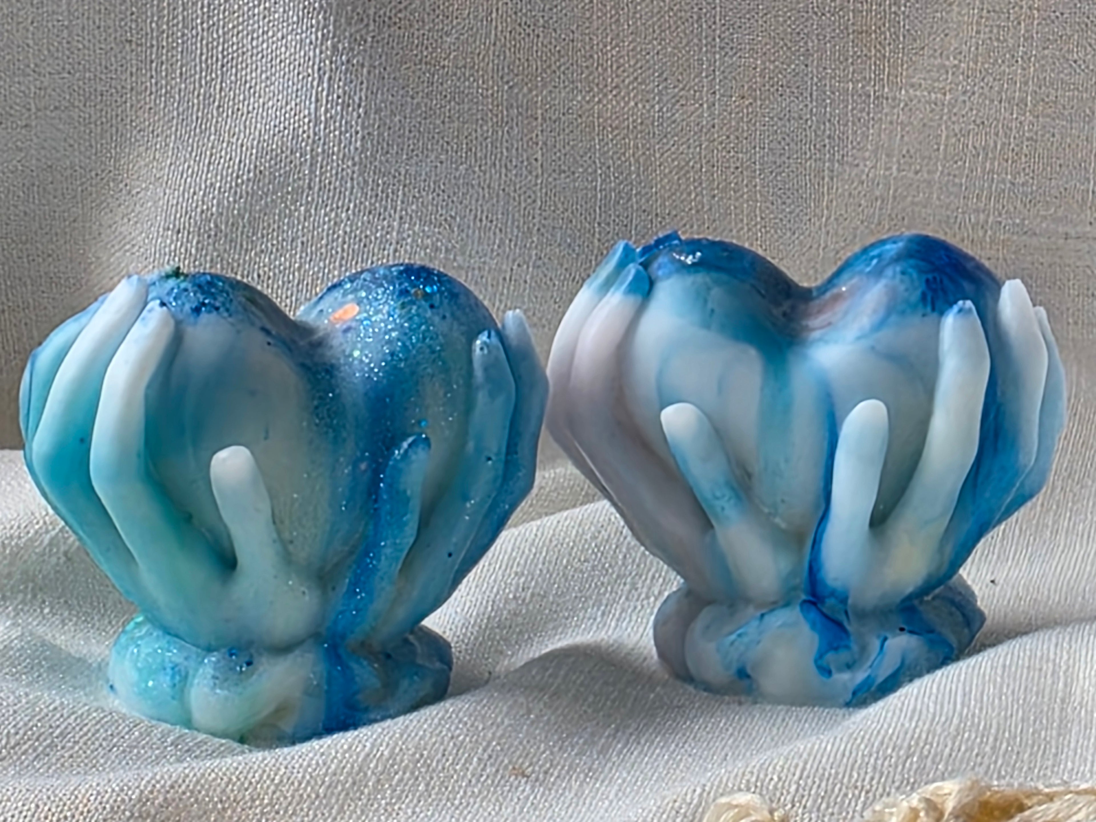 Protected Heart — Handcrafted Resin Piece
