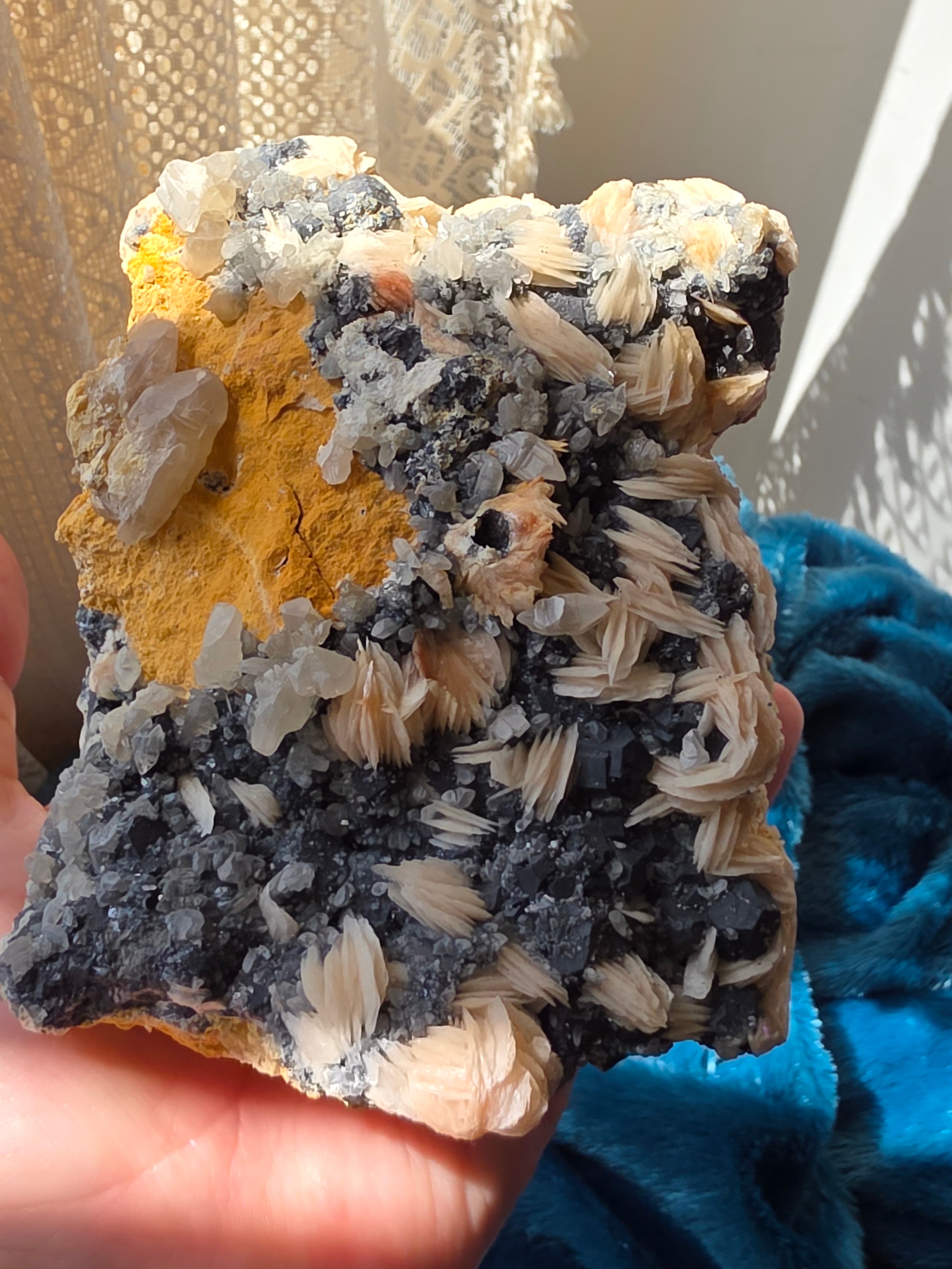Barite Night Garden Cluster