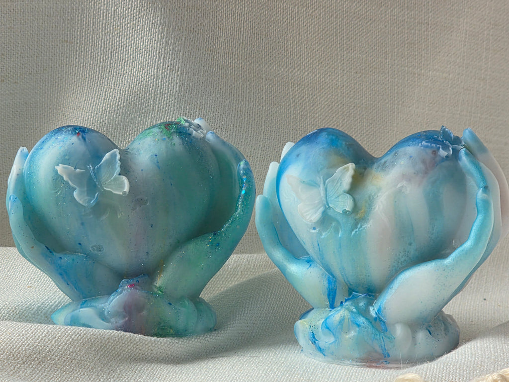 Protected Heart — Handcrafted Resin Piece