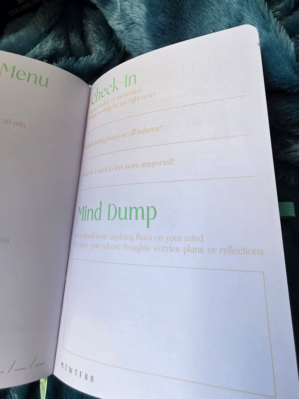 Wellness Journal with Aventurine Pen