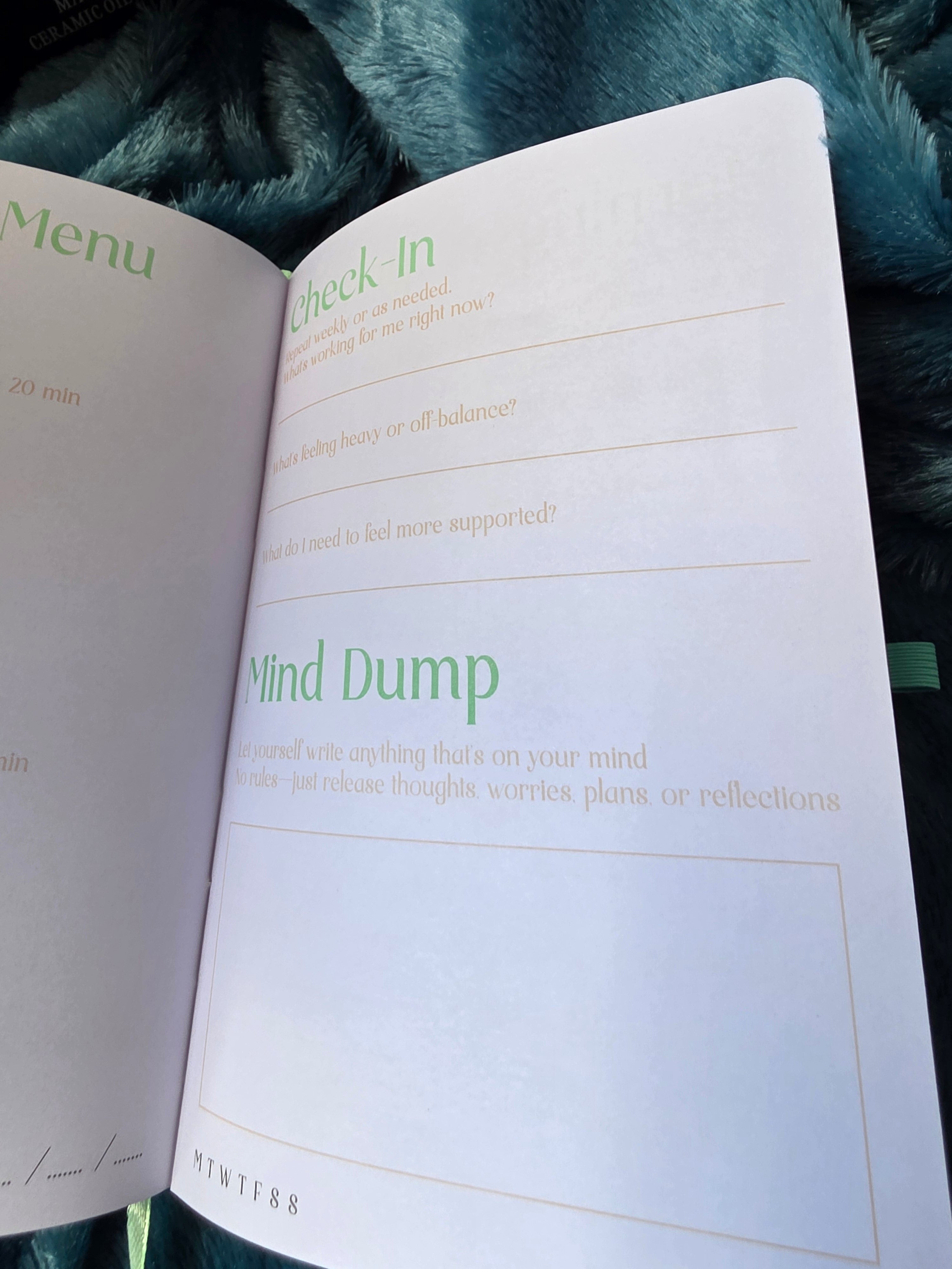 Wellness Journal with Aventurine Pen
