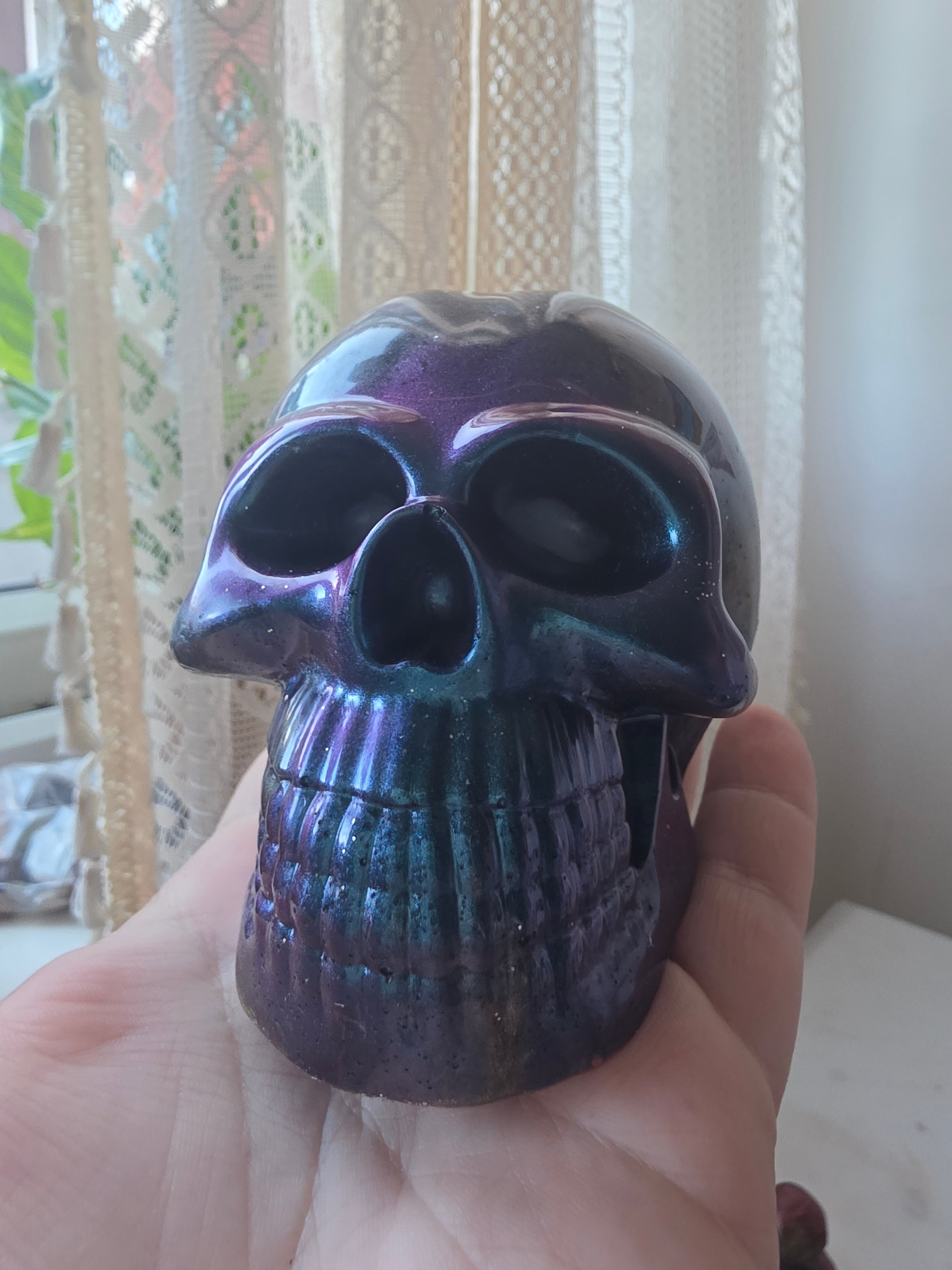 The Other Side Skull | Handmade Resin Skull | Choose Your Finish