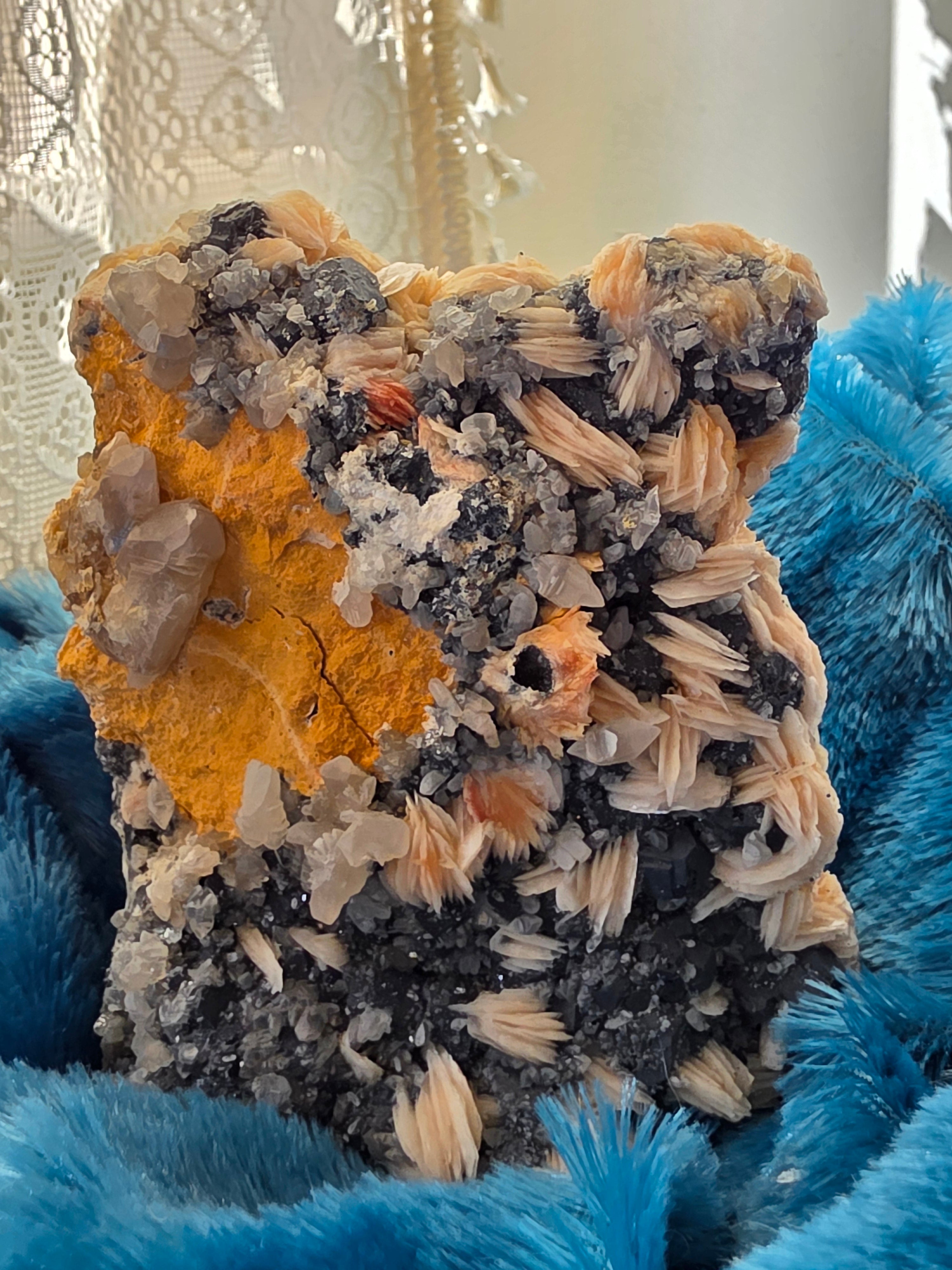 Barite Night Garden Cluster