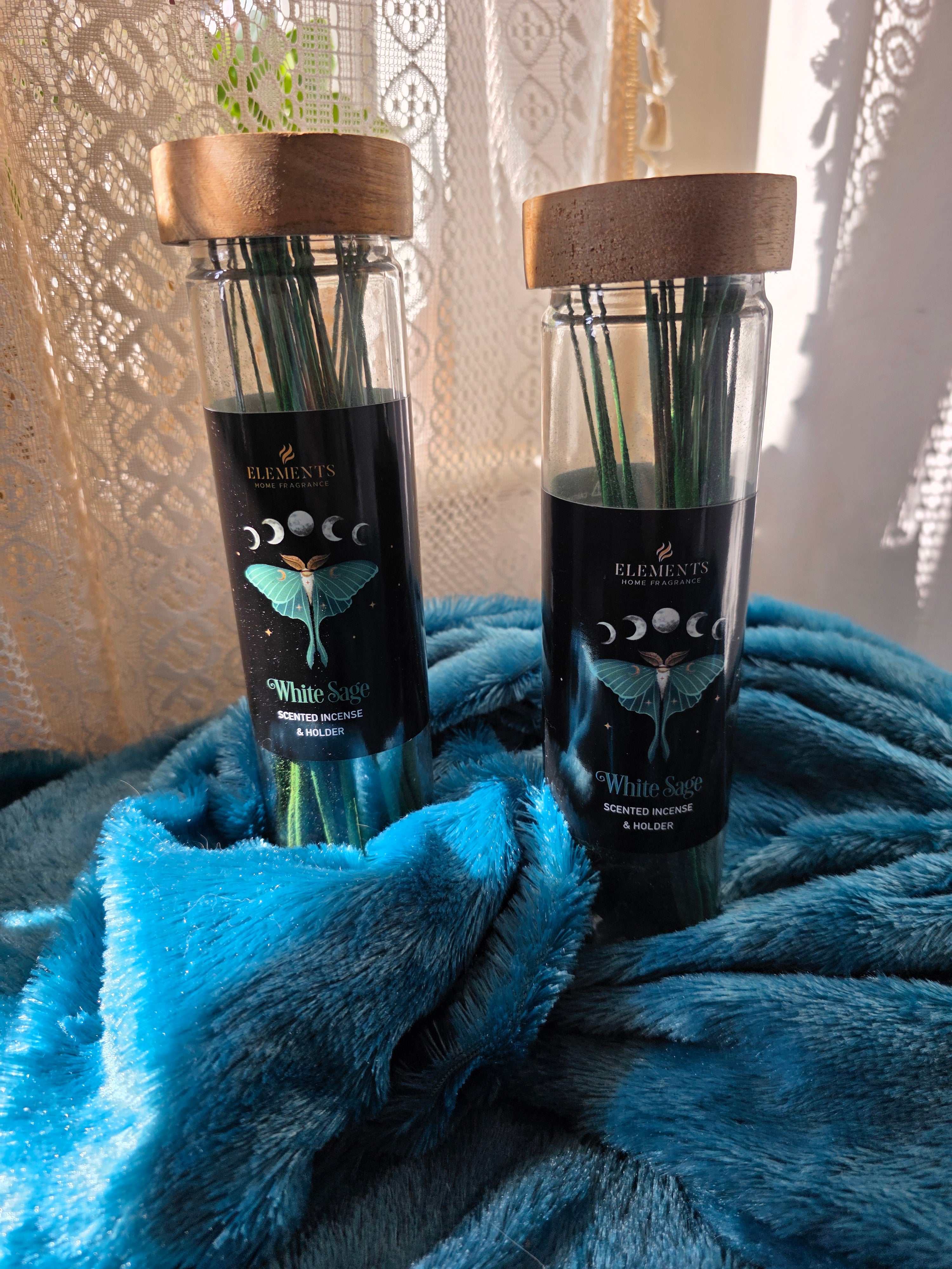 White Sage Incense & Holder Set
